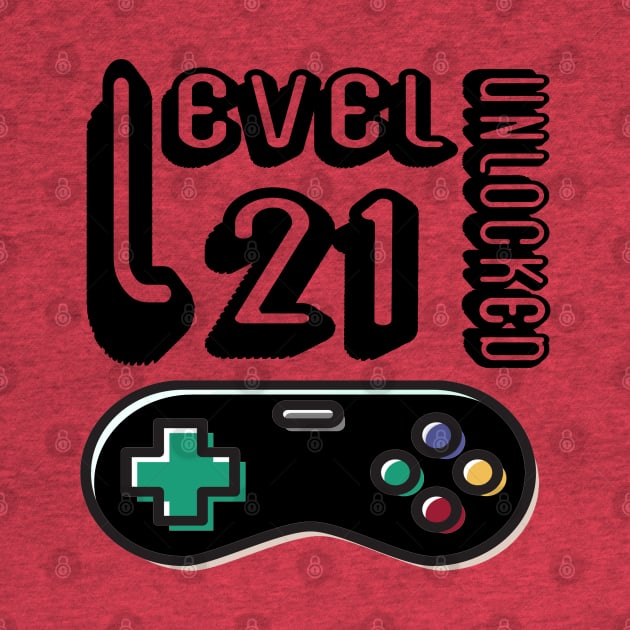 level 21 unlocked - 21th birthday gift by BaronBoutiquesStore